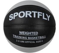 Sportfly Basketball Weighted 1kg/2.2lbs Size 6 for Indoor/Outdoor Training, Improves Dribbling, Passing Skills and Ball Control