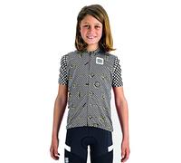 Sportful 1122025 Checkmate Girl JRS T-Shirt Kid's Berry Blue Mauve 12Y
