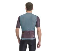 Sportful Checkmate Short Sleeve Jersey XL Huckleberry / Blue Radiance