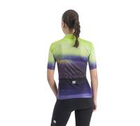 Sportful Flow Supergiara Short Sleeve Jersey Green,Purple M Woman M Nightshade / Green