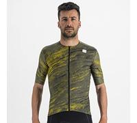 Sportful Cliff Supergiara Short Sleeve Jersey Green XL Men XL Beetle