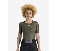 Sportful Pro Short Sleeve Base Layer Top Olive Green Women - L