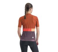 Sportful Snap Short Sleeve Jersey L Huckleberry / Cayenna Red
