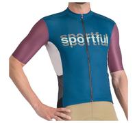 Sportful - Supergiara Logo Jersey - Cycling jersey size 3XL, blue