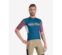 Sportful Supergiara Logo Jersey short sleeve Atlantic blue - M