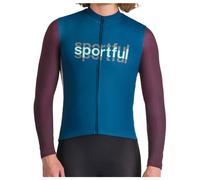 Sportful - Supergiara Logo Thermal Jersey - Cycling jersey size M, blue