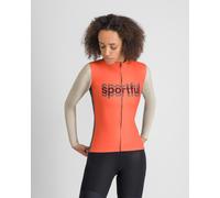 Sportful Supergiara Logo Thermal Long Sleeve Jersey Orange Women - L