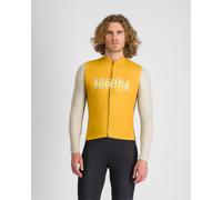 Sportful Supergiara Logo Thermal Long Sleeve Jersey Yellow XL Men XL Gold Leaf