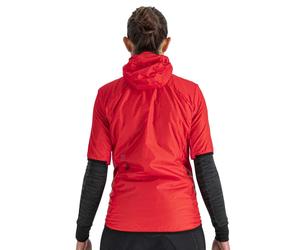 Sportful Supergiara W Puffy Short Sleeve Jacket Red 2XL Woman 2XL Orange