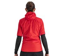 Sportful Supergiara W Puffy Short Sleeve Jacket Red XS Woman XS Orange