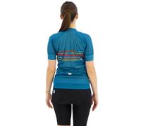 Sportful Velodrome Short Sleeve Jersey Blue S Woman S Berry Blue