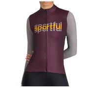 Sportful - Women's Supergiara Logo Thermal Jersey - Cycling jersey size M, purple