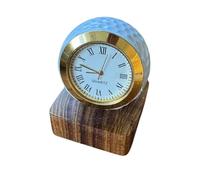 SPORTGIFTZ Mini Desktop Golf Ball Clock - Elegant Timepiece for Golf Enthusiasts