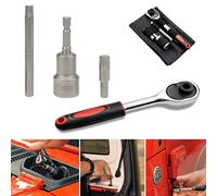 Sporthfish Hard Top Screws Door Removal Torx Set Tool Kit Compatible for 2007-2019 Jeep Wrangler JK JL Rubicon Sahara Sports 2/4 Door Replace 68361574AB 82214166AB - Red