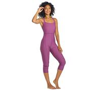 Sporti Women's Boyleg One Piece Cropped Unitard Swimsuit, Lap Swimming Suit