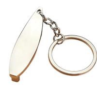Sportigo ® Surfboard Keyring with Bottle Opener in Silver colour/Bottle Opener Pendant/Surfing Surfer Beach Sea Holiday Water Sports Sun Gift Idea