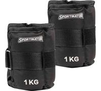 SPORTINATOR Ankle & Wrist Weight Cuffs 0.5 to 4 kg Black New (2-Pack)
