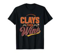Sporting Clays Then Red Wine Perfect End Shooting Day Lover T-Shirt
