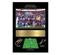 Sporting Moments Crystal Palace 2025 FA Cup Winners Commemorative Print with Reproduced Player Signatures (Unframed)