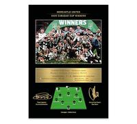 Sporting Moments Newcastle United 2025 League Cup Winners - Commemorative Print with Reproduced Player Signatures (Unframed)