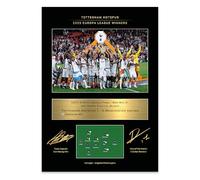 Sporting Moments Tottenham Hotspur Europa League Winners 24/25 Commemorative Print - with Reproduced Player Signatures (Unframed)