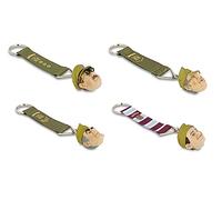 Sporting Profiles Dads Army Character Lanyard Keychain Keyring Set of Four - Mainwaring Pike Jones