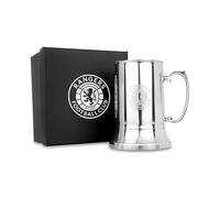 Sporting Profiles Official Glasgow Rangers FC Stainless Steel Pint Tankard - 550ml Beer Stein Mug in Gift Box