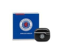 Sporting Profiles Official Glasgow Rangers FC Wireless Earbuds - AirPods Style Headphones with Club Crest for Fans
