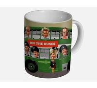 Sporting Profiles On The Buses Ceramic Mug - Stan Butler Blakey Opening Titles Artwork with Cast - Classic TV Gift