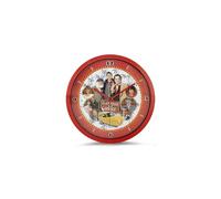Sporting Profiles Only Fools and Horses Official Round Battery Operated Wall Clock Del Boy Trotter and all the Cast