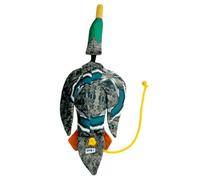 Sporting Saint Dead Bird Duck Dummy Pro - Realistic Fetch Dummy Duck, Approx. 700 g, Floatable, with Wings & Throwing Cord, for Dummy Training & Hunting Dog Training