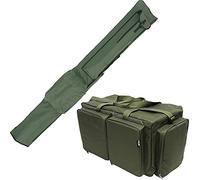 Sporting Wholesale NGT Carp Fishing Rod Holdall 12.ft 3+3 with Large Carryall Tackle Session Bag