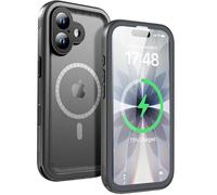 SPORTLINK Magnetic for iPhone 17 Case Compatible with MagSafe - Military Waterproof Shockproof Built in Screen/Camera Protector 360 Full Body Heavy Duty Hard Protective Dust Proof Front Back Cover