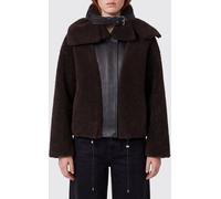 SPORTMAX Cropped Faux Fur Jacket with Drawstring and a Relaxed Fit - Size: M - female