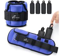 Sportneer ADJUSTABLE ANKLE WEIGHTS - Upgraded adjustable leg weights for gym, fitness, workout, 0.5-2.3 kg per ankle, 0.9-4.5 kg per pair