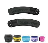 Sportneer Ankle Weights 2 * 0.23Kg / 2 * 0.45Kg / 2 * 0.9Kg / 2 * 1.6Kg/ 2 * 2.27Kg (Black, 2 * 0.45Kg)