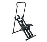 Sportneer Foldable Stair Stepper for Home Gym, Adjustable Resistance, Vertical Climber with Handlebar, Extended Step Range for Legs, Core & Glutes Workouts, Stair Master 200KG Weight Capacity