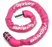 Sportneer High Security Bike Chain Lock - 5-Digit Combination Anti-Theft Lock for Bicycle, Motorcycle, Scooter, Door