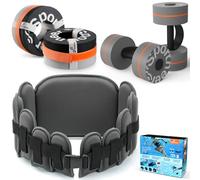 Sportneer Water Aerobics Pool Exercise Equipment Water Workout Combo Set Includes High Density Water Dumbbell Aqua Belt Water Ankle Weights for Aquatic Therapy Pool Fitness Water Exercise