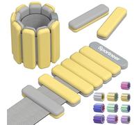 Sportneer Wrist Weights for Women - Upgraded Adjustable Weights & Colors Wearable Silicone Bracelet Wrist Bangles for Gym Yoga Pilates Cardio Strength Training