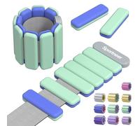 Sportneer Wrist Weights for Women - Upgraded Adjustable Weights & Colors Wearable Silicone Bracelet Wrist Bangles for Gym Yoga Pilates Cardio Strength Training