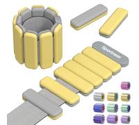 Sportneer Wrist Weights for Women - Upgraded Adjustable Weights & Colors Wearable Silicone Bracelet Wrist Bangles for Gym Yoga Pilates Cardio Strength Training