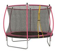 SPORTNOW 10ft Outdoor Trampoline with Enclosure Net, Spring Cover, Pink