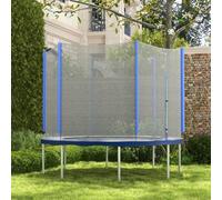 Sportnow 10Ft Trampoline Net Replacement Safety Net With Zipped Door, Blue