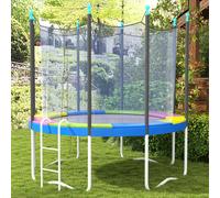 SPORTNOW 10FT Trampoline Pad Spring Cover, Waterproof, Multi-Colored