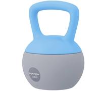 Sportnow Kettlebell With Soft Body And Non-Slip Handle, Light Blue And Grey Light Blue