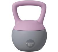 SPORTNOW 10kg Soft Kettlebell with Non-Slip Handle, Purple and Grey