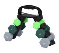SPORTNOW 12kg/18kg Dumbbells Set with Carry Storage Rack of 6 Weights | Portable Rack Weight for Fitness