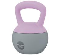 SPORTNOW 12KG Kettlebell with Soft Body and Non-Slip Handle, Purple, Grey, Purple