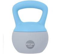 SPORTNOW 12kg Soft Kettlebell with Non-Slip Handle, Light Blue and Grey